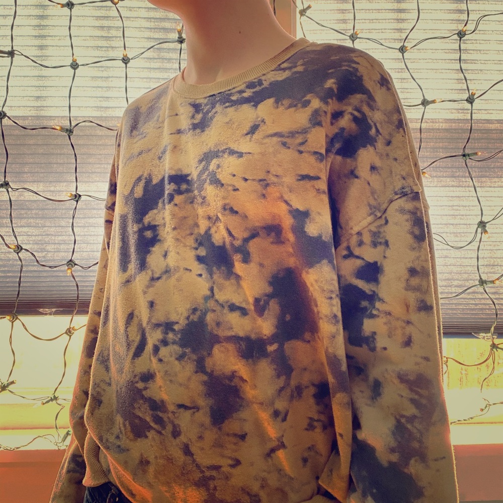 Sweatshirt, Custom Stained